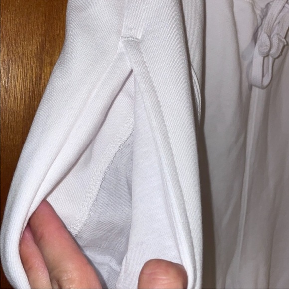 •FREE PEOPLE MOVEMENT•NWT WHITE DRAWSTRING WAISTBAND WIDE LEG JOGGER SIZE LARGE - Picture 7 of 10